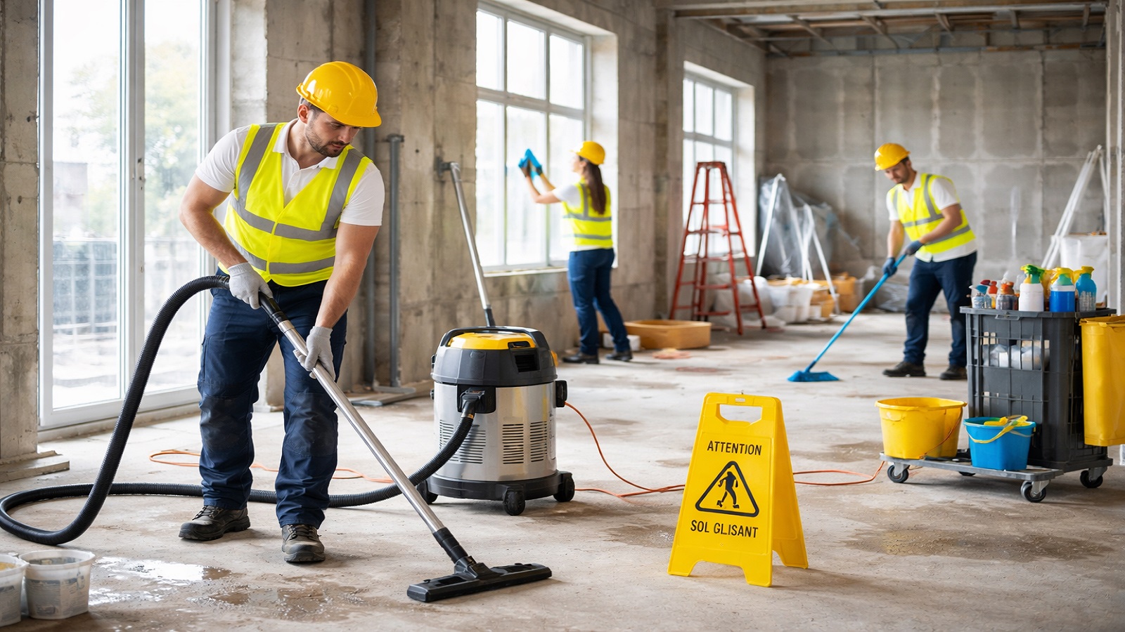nettoyage fin de chantier bureaux
