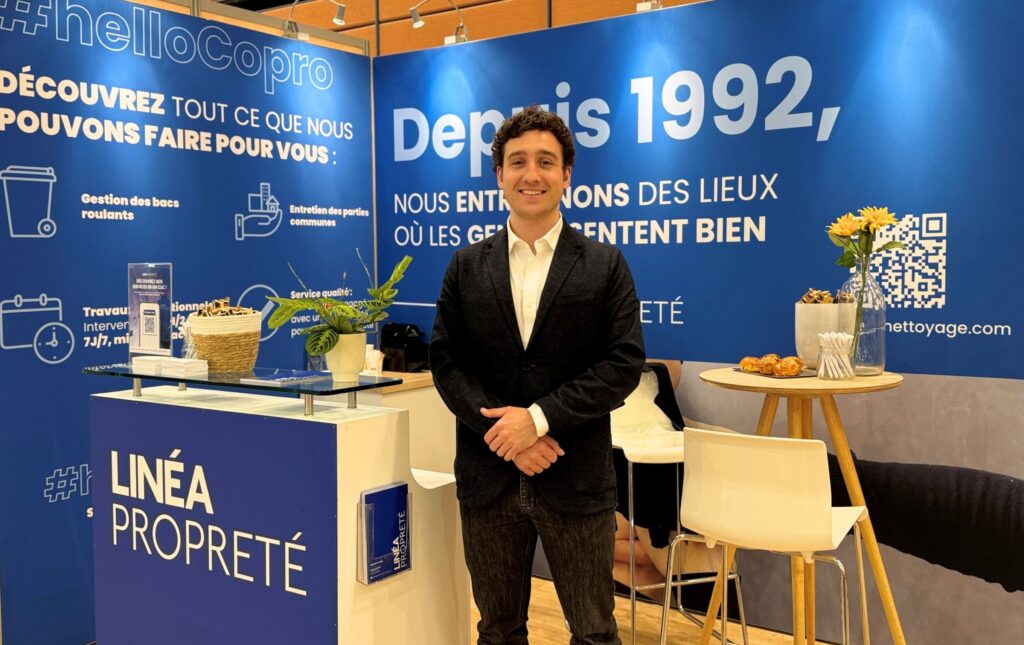 Linéa Propreté présente au salon de L'UNIS